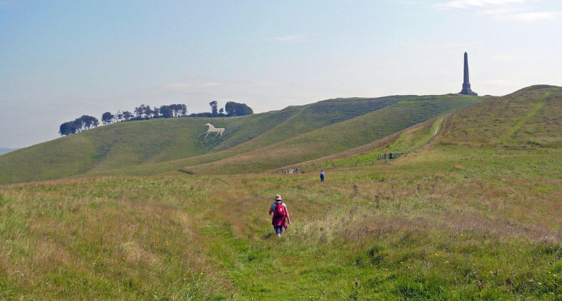 Hiking Westbury White Horse